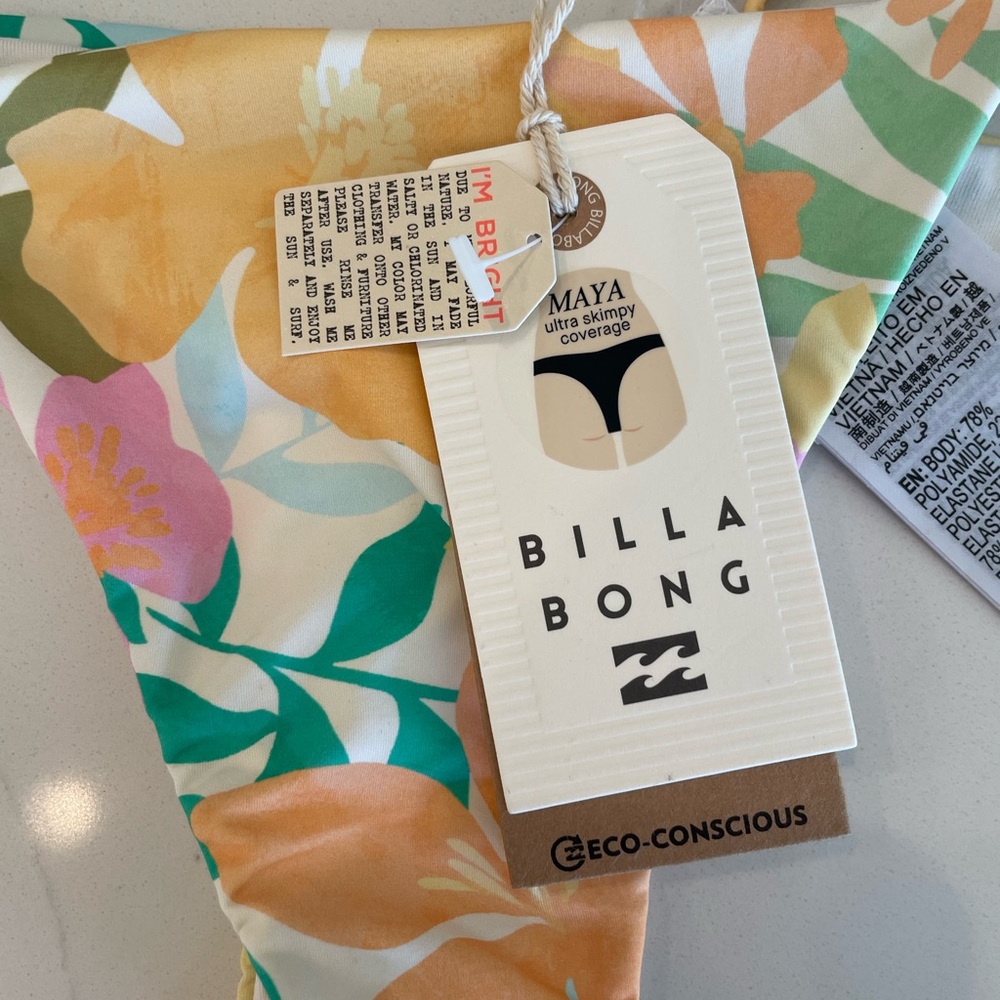 BILLABONG Sweet Aloha Bikini set NWT women’s swimsuit set size medium 🔥🌺 - Picture 9 of 12